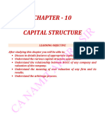 Chapter 10 Capital Structure