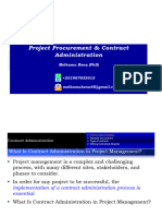 #3 Project Procurement & Contract Administration