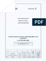 Specification For Steel Reinforcement For Concrete A-Civ-Spe-000-30005-0