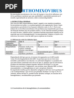 13 Orthomixovirus. Virus Gripe