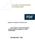 COURS DE MAINTENANCE INFORMATIQUE by Dr. YENDE R. (1) 172