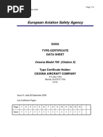 Citation X EASA Cert