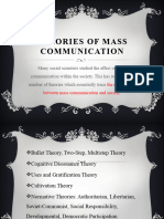 Unit 4 Theories of Mass Communication