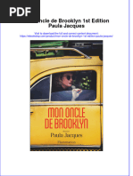 Mon Oncle de Brooklyn 1st Edition Paula Jacques: Visit To Download The Full and Correct Content Document