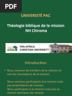 Notes de Cours de Théologie Biblique de La Mission PDF