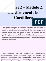 Módulo 2 Música de Cordillera