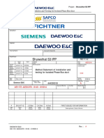 A1300, B2220 - MS of Installation and Testing For Isolated Phase Bus Duct - RA