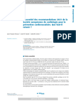 Recommandations 2021 ESC Sur La Prévention