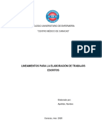 Lineamientos para Elaborar Trabajos Escritos CUECMC