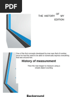 History of Measurement