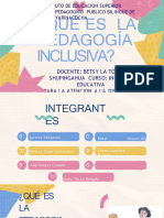 La Pedagogia Inclusiva