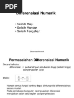 8 Differensiasi (SelisihMajuMundurTengahan)