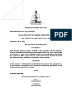 Regulation of The VAT Law