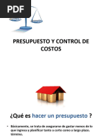 PPT: - Presupuesto y Control de Costos