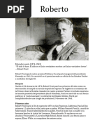 Biografía de Robert Frost