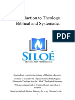 Introduction To Biblical and Systematic Theology