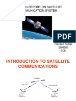 Training Report On Satellite Communication System