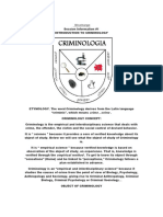 Principles of CRIMINOLOGY