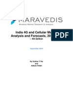 India 4G and Cellular Market Analysis and Forecasts, 2010-2015