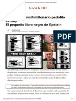 Aquí Está El Pequeño Libro Negro Del Multimillonario Pedófilo Jeffrey Epstein PDF