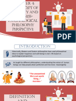 Week 6 - Chapter 4 The Concept of Humanity - Psychological Philosophy Perspective (Humnaity and Happiness)