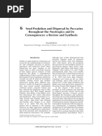 Seed Predation and Dispersal by Peccarie