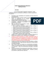 Procedimiento Operativo Estándar: Horno