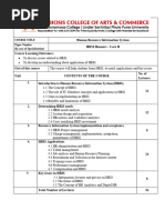 Human Resource Information System