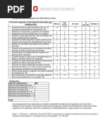 Autocompasión Escala Corta Neff