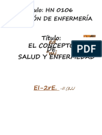 Concepto de Salud y Enfermedad