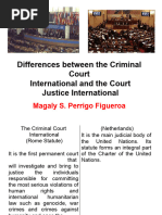 Differences Between The International Criminal Court and The