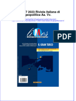 Limes 7 2023 Rivista Italiana Di Geopolitica Aa. Vv. Full Chapter Download PDF