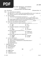 BSC 4 Sem Zoology Advanced Genetics and Animal Ecology Ay 2209 S 2022