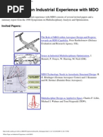 Aiaa Mdo TC 1998 White Paper On Mdo