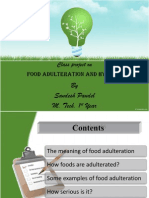 Food Adulteration and Hygiene