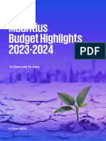 KPMG Mauritius Budget Highlights 2023-2024