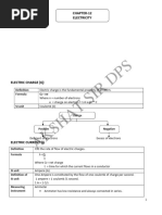 Class 10 Physics Chapter 12 Electricity Notes