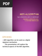 MD5 Algorithm