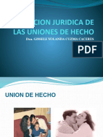 Regulacion Juridica de Las Uniones de Hecho