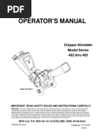 MTD Chipper Manual