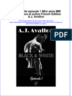 Black White Épisode 1 Mini Série MM Hot Romance Et Action French Edition A.J. Avallon Full Chapter Free