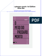 O Peso Do Pássaro Morto 1st Edition Aline Bei Full Chapter Free