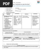 Sesion Propiedades de La Multiplicacion