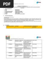 Experiencia de Aprendizaje y Sesion 3ept