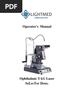 Operator's Manual - YAG Laser SeLecTor Deux