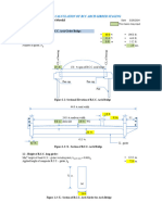 Calculation of RCC Arch Girder Staging