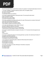 FCE Listening Practice Test 8 Printable