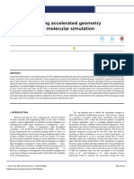 (W-7022) Machine-Learning Accelerated Geometry Optimization in Molecular Simulation