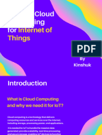 Cloud Computing For IoT