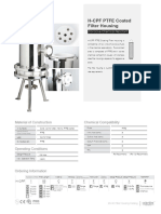 H-CPF PTFE Coated Filter Housing: Corrosive Chemical Resistant